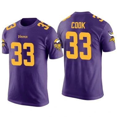 WEVB Lila Outdoor American Football Jersey Dalvin Cook Minnesota NO.33 Untouchable Vikings Quick Limited Jersey Dry T-Shirt 