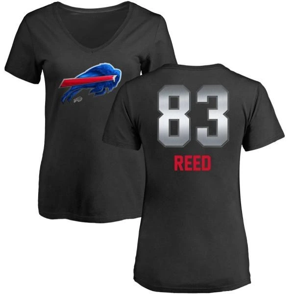 Women's Andre Reed Buffalo Bills Midnight Mascot T-Shirt - Black ...